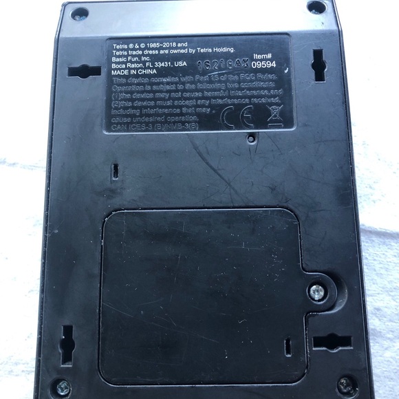 Tetris Hand Held Classic Arcade Mini Retro Game Black Tested & Working - Picture 4 of 7